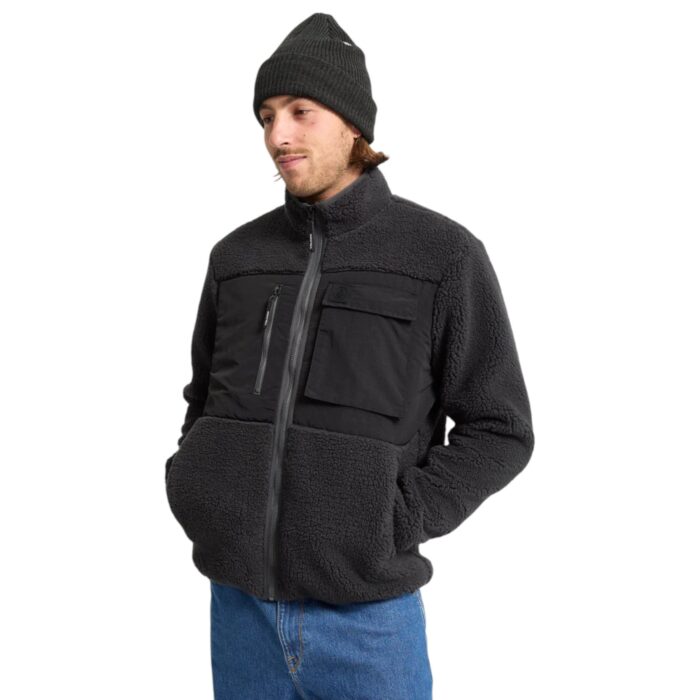 VOLCOM STORM STONE ZIP FLEECE ASPHALT BLACK - Image 3