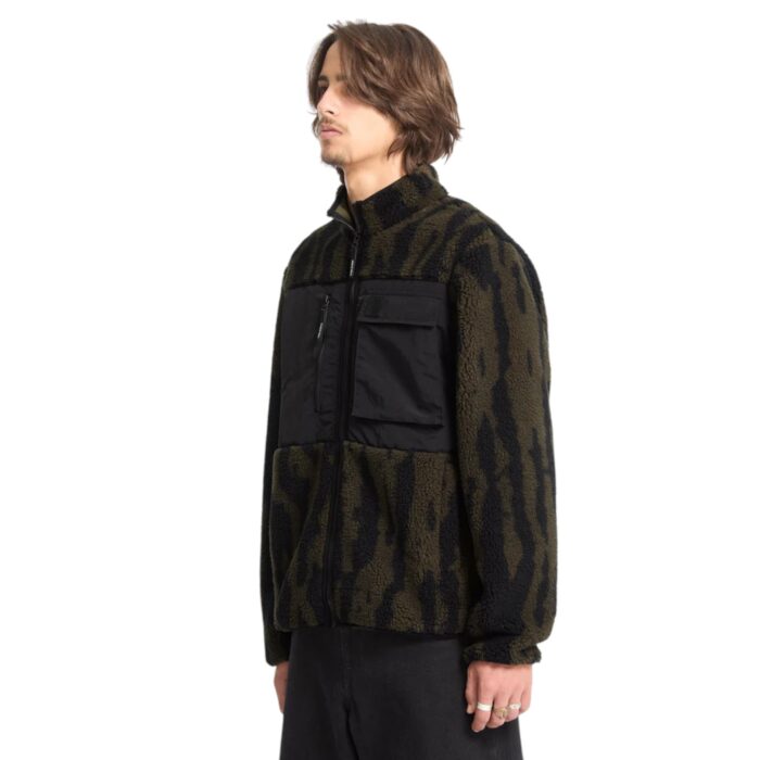 VOLCOM STORM STONE ZIP FLEECE SAGE LEAF - Image 3