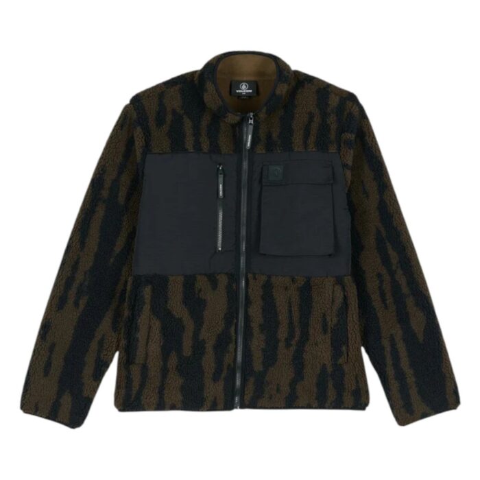 VOLCOM STORM STONE ZIP FLEECE SAGE LEAF - Image 7