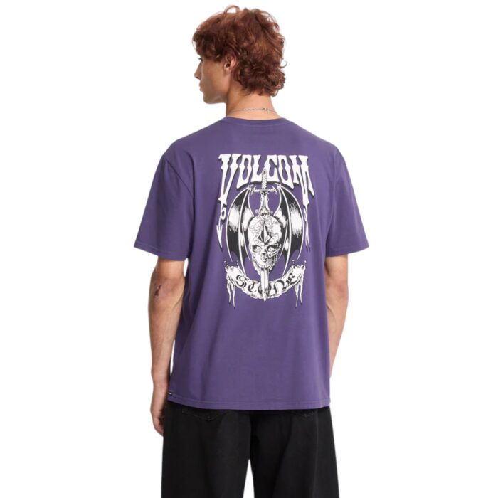 VOLCOM SWORDER T-SHIRT DARK PURPLE - Image 2