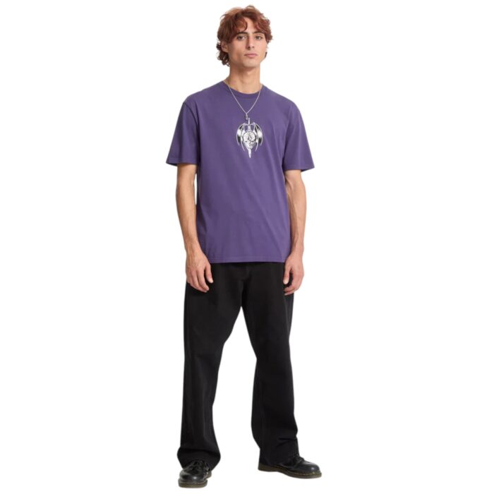 VOLCOM SWORDER T-SHIRT DARK PURPLE - Image 4