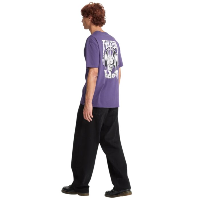 VOLCOM SWORDER T-SHIRT DARK PURPLE - Image 5