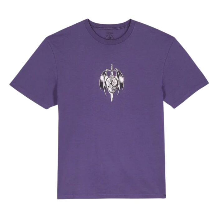 VOLCOM SWORDER T-SHIRT DARK PURPLE - Image 6