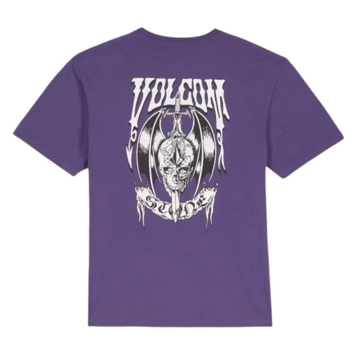 VOLCOM SWORDER T-SHIRT DARK PURPLE - Image 7