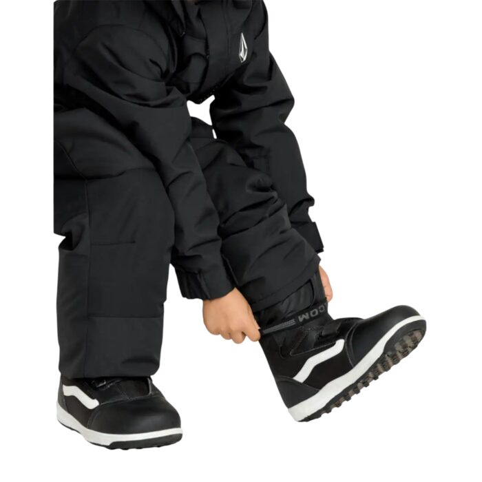 VOLCOM TODDLER LITTLE FLURRY ONE PIECE SNOWSUIT BLACK - Image 6