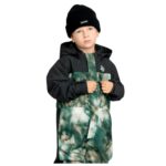 VOLCOM TODDLER LITTLE FLURRY ONE PIECE SNOWSUIT GREEN - Image 4