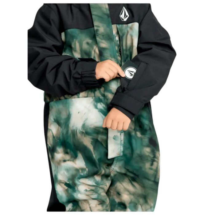 VOLCOM TODDLER LITTLE FLURRY ONE PIECE SNOWSUIT GREEN - Image 7