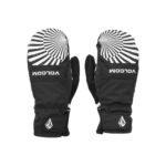 VOLCOM V.CO NYLE SNOW MITTENS BLACK PRINT