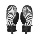 VOLCOM V.CO NYLE SNOW MITTENS BLACK PRINT - Image 2