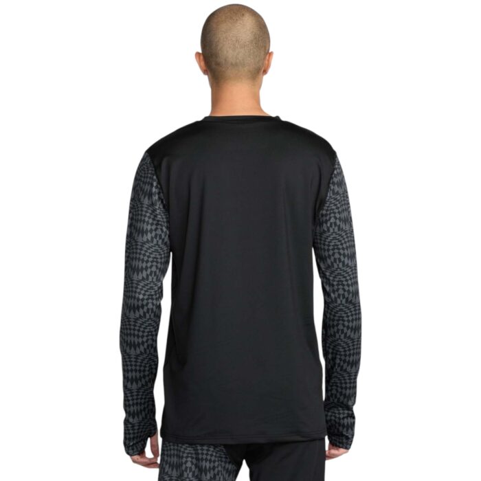 VOLCOM V-SCIENCE CREW BASE LAYER TOP BLACK CHARCOAL - Image 2