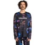 VOLCOM V-SCIENCE CREW BASE LAYER TOP SPACE ALOHA