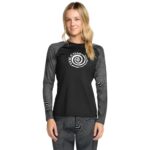 VOLCOM W V-SCIENCE BASE LAYER TOP BLACK WHITE