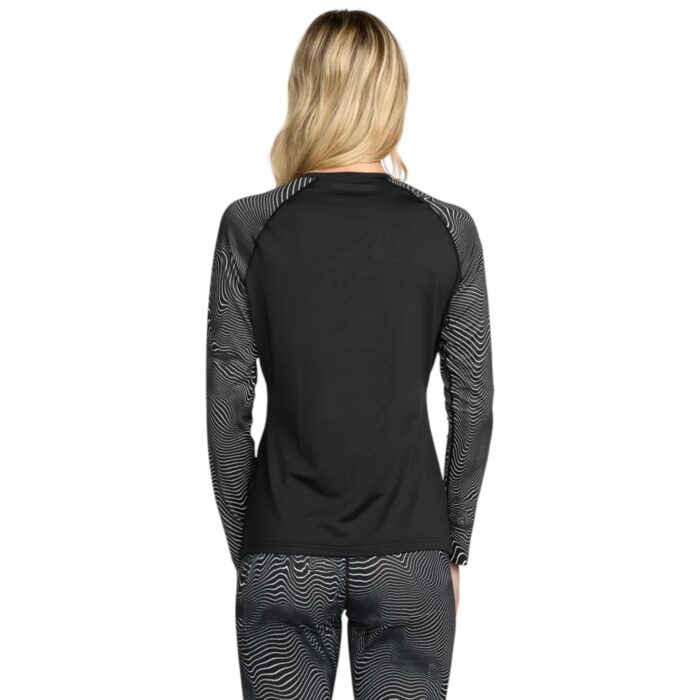 VOLCOM W V-SCIENCE BASE LAYER TOP BLACK WHITE - Image 2
