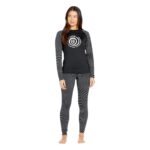 VOLCOM W V-SCIENCE BASE LAYER TOP BLACK WHITE - Image 4