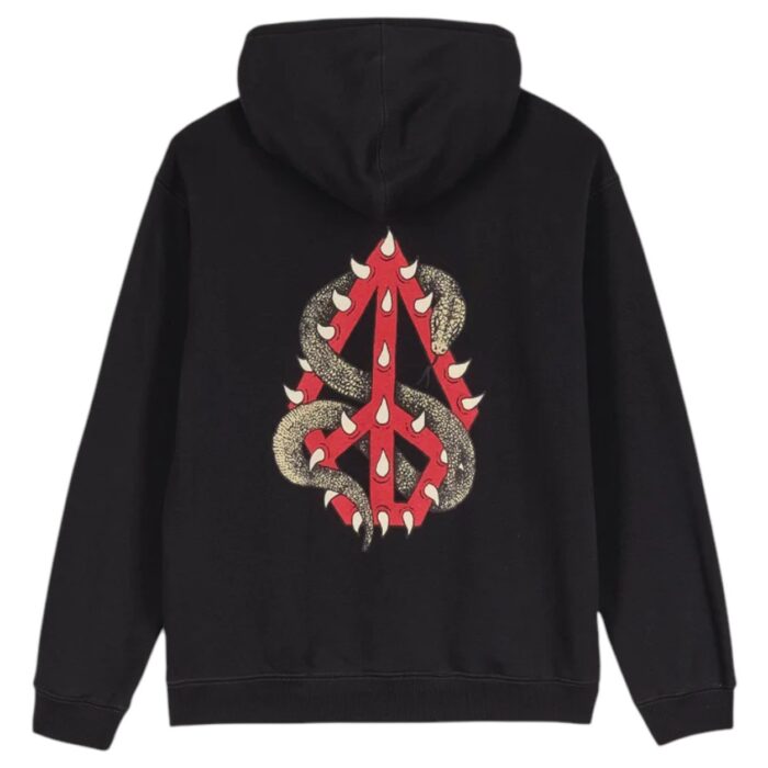 VOLCOM WATANITE HOODIE BLACK - Image 10