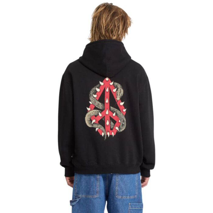 VOLCOM WATANITE HOODIE BLACK - Image 2