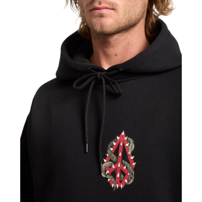 VOLCOM WATANITE HOODIE BLACK - Image 4