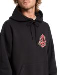 VOLCOM WATANITE HOODIE BLACK - Image 5