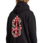 VOLCOM WATANITE HOODIE BLACK - Image 6