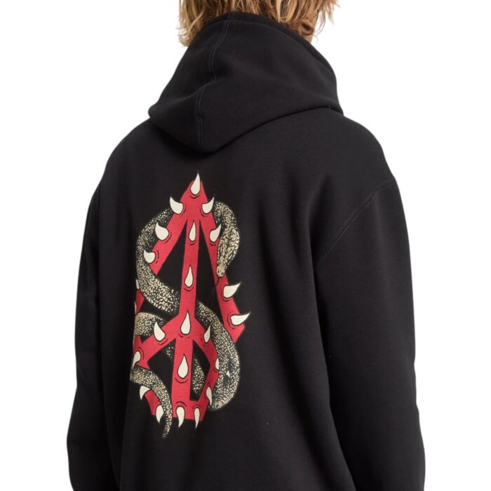 VOLCOM WATANITE HOODIE BLACK - Image 6