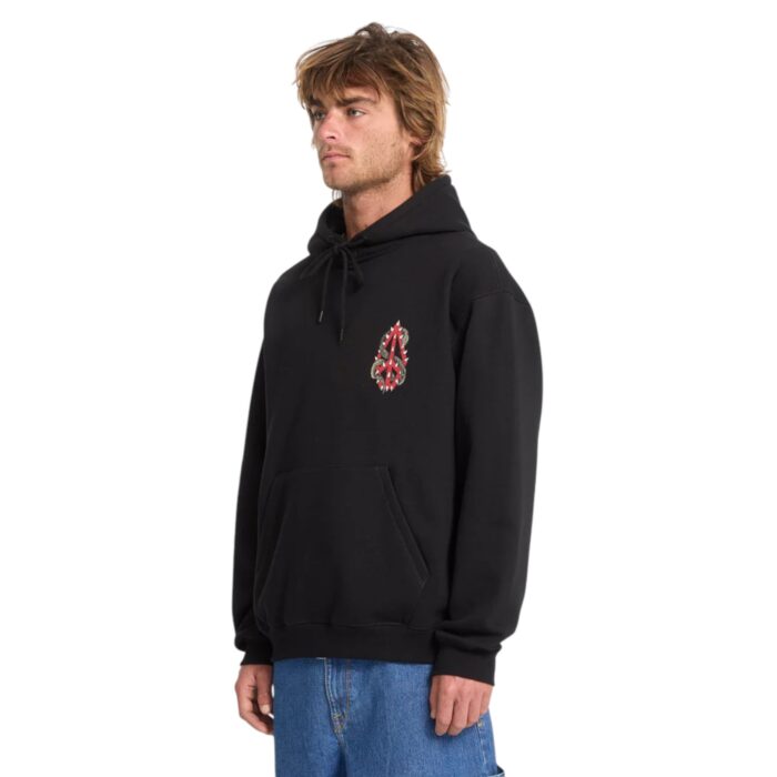 VOLCOM WATANITE HOODIE BLACK - Image 3