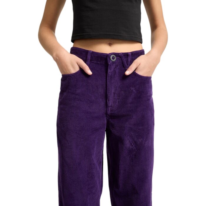 VOLCOM WEELLOW II CORDUROY TROUSERS ACAI - Image 4