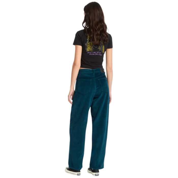 VOLCOM WEELLOW II CORDUROY TROUSERS EMERALD GREEN - Image 2