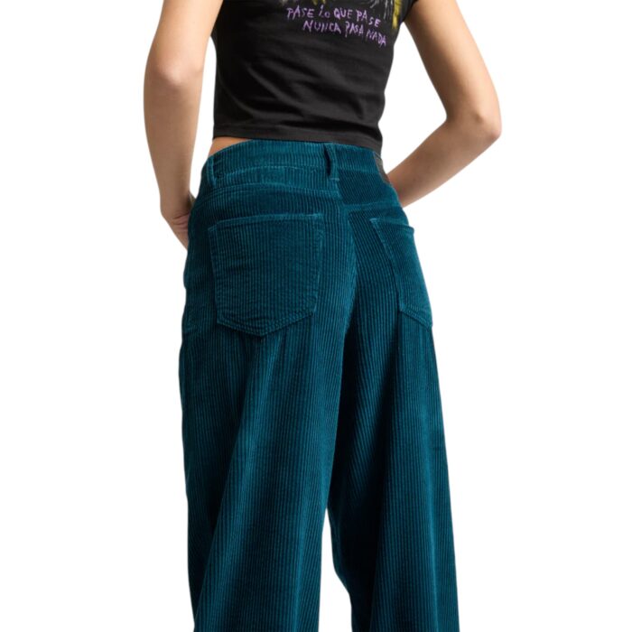 VOLCOM WEELLOW II CORDUROY TROUSERS EMERALD GREEN - Image 6