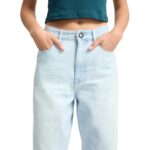VOLCOM WEELLOW II JEAN BLEACHED AQUA - Image 4