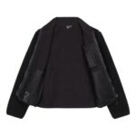 VOLCOM W WUZER FUZZAR ZIP FLEECE BLACK - Image 8