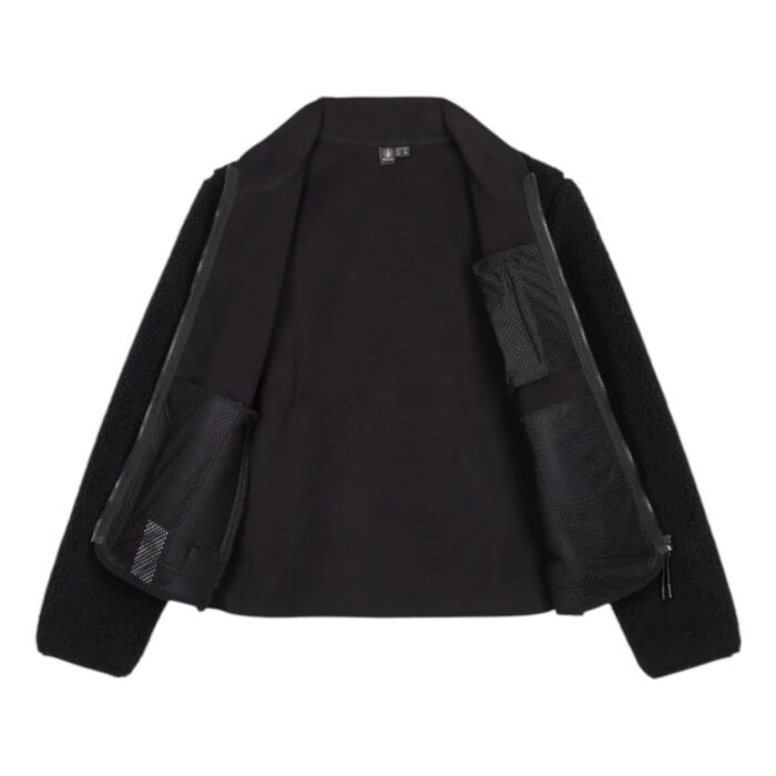 VOLCOM W WUZER FUZZAR ZIP FLEECE BLACK - Image 8