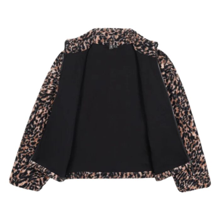 VOLCOM W WYLDING OUT ZIP SHERPA ANIMAL PRINT - Image 8