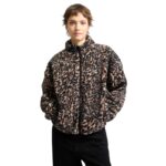 VOLCOM W WYLDING OUT ZIP SHERPA ANIMAL PRINT - Image 4