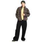 VOLCOM W WYLDING OUT ZIP SHERPA ANIMAL PRINT - Image 5