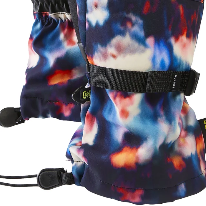 BURTON W PROFILE SNOW MITTENS FLORAL BLUR - Image 3