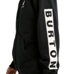 BURTON ELITE FULL ZIP HOODIE TRUE BLACK - Image 3