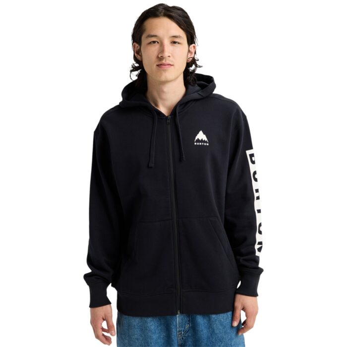 BURTON ELITE FULL ZIP HOODIE TRUE BLACK - Image 4