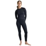 BURTON W MIDWEIGHT BASE LAYER PANT TRUE BLACK - Image 4