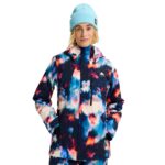 BURTON W RESERVE 2L INSULATED STRETCH SNOW JACKET FLORAL BLUR - Image 2