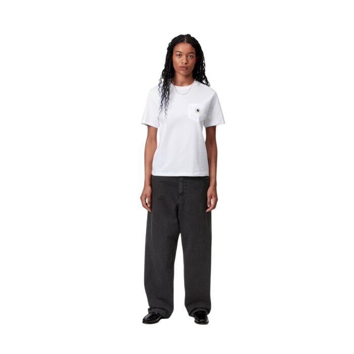 CARHARTT WIP W BRANDON PANT BLACK STONE WASHED - Image 4