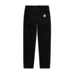 CARHARTT WIP NEWEL CORD PANT BLACK RINSED - Image 7