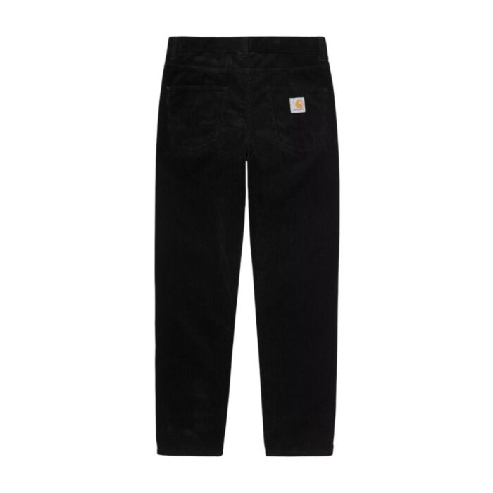 CARHARTT WIP NEWEL CORD PANT BLACK RINSED - Image 7