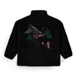 PICTURE W NYSS EMBRO ZIP FLEECE BLACK - Image 2