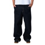 RUSTY CASHFLOW PLEATED BAGGY JEAN RAW DAWG BLUE