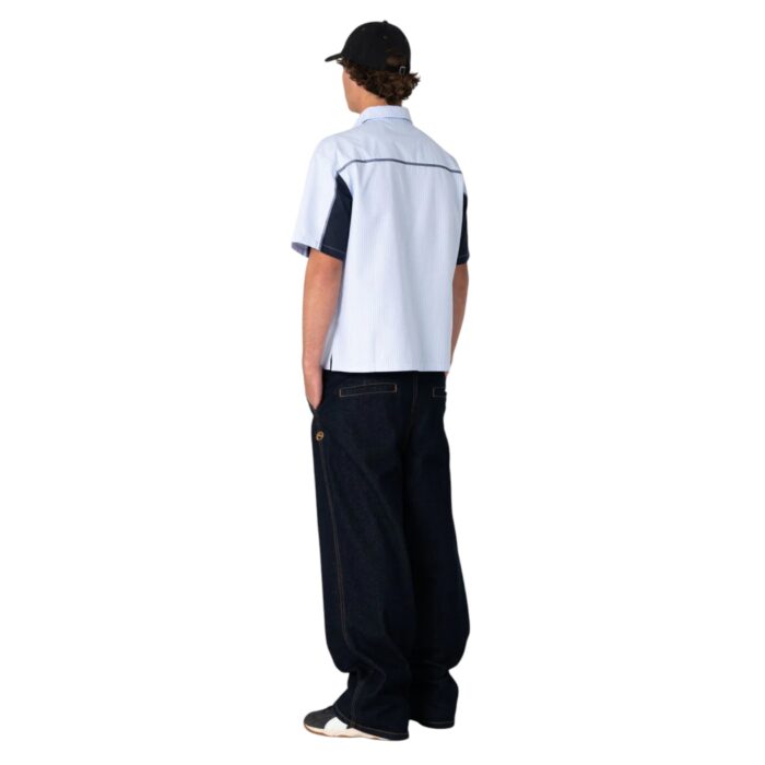 RUSTY CASHFLOW PLEATED BAGGY JEAN RAW DAWG BLUE - Image 5