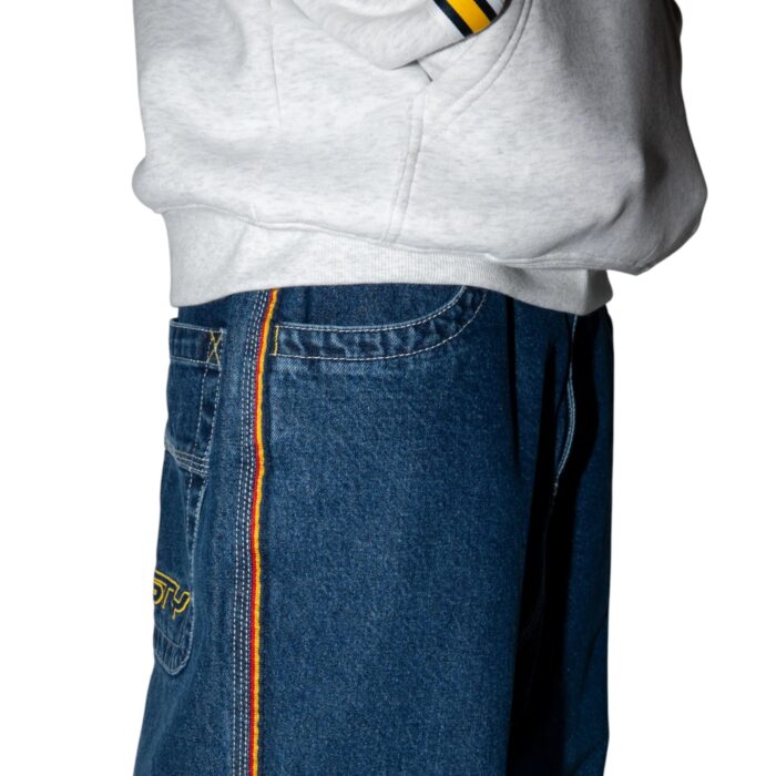 RUSTY FLIP DADDY 2.0 JEAN DEEP SEA BLUE RED GOLD - Image 5