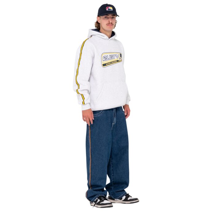 RUSTY FLIP DADDY 2.0 JEAN DEEP SEA BLUE RED GOLD - Image 6