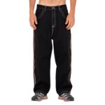 RUSTY FLIP DADDY JEAN BLACK OUT ORANGE