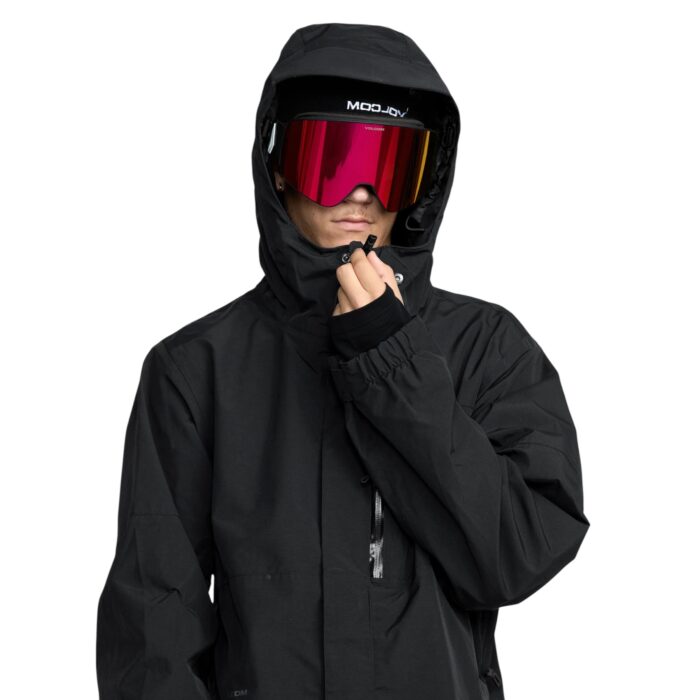 VOLCOM L GORE-TEX SNOW JACKET BLACK - Image 3