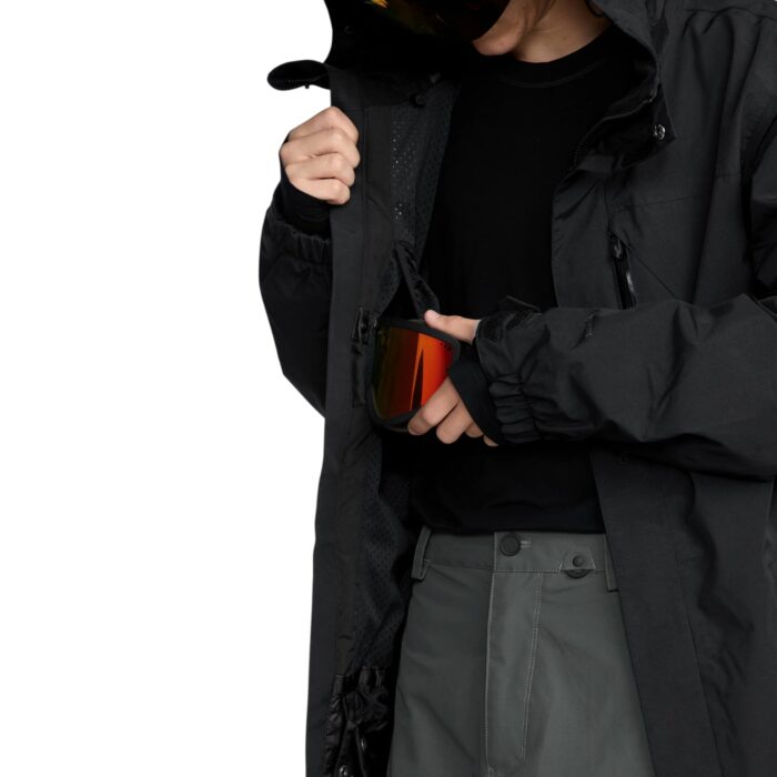 VOLCOM L GORE-TEX SNOW JACKET BLACK - Image 6